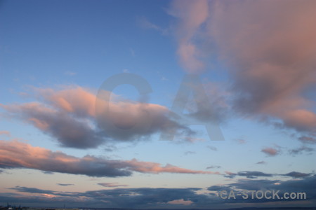 Blue sky cloud.