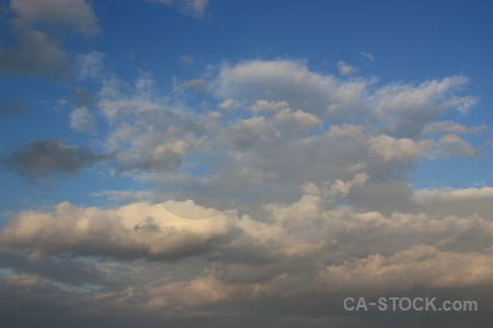 Blue sky cloud.