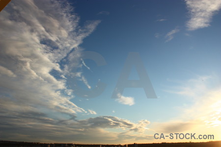 Blue sky cloud.