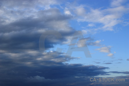 Blue sky cloud.