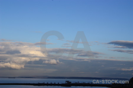 Blue sky cloud.