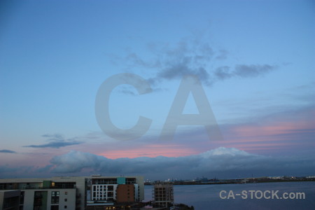 Blue sky cloud.