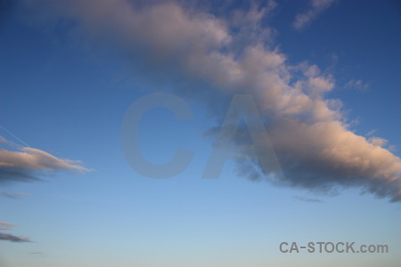 Blue sky cloud.