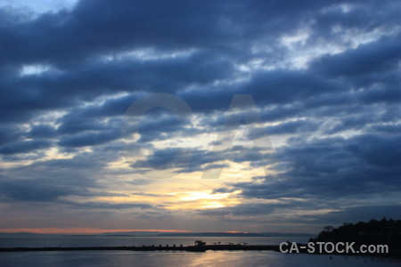 Blue sky cloud.