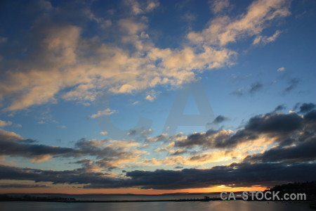 Blue sky cloud.