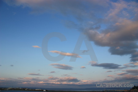 Blue sky cloud.