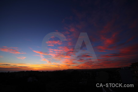 Blue sky cloud sunset sunrise.