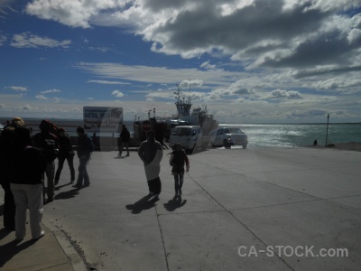 Boat sea chile south america water.