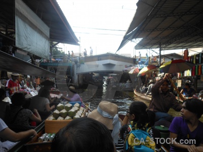 Boat southeast asia vehicle bridge building.