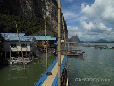 Boat water phang nga bay vehicle building.