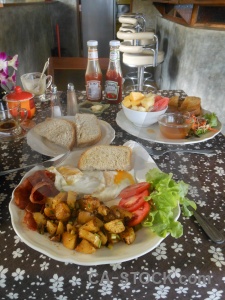 Breakfast asia food fried thailand.