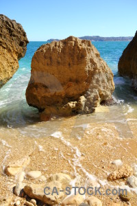 Brown cyan javea sky spain.