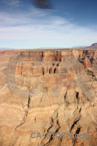 Brown desert white mountain rock.