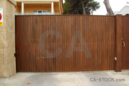 Brown wood gate texture plank.