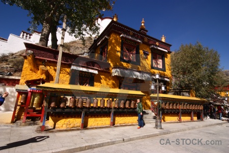 Buddhism altitude china sky tibet.