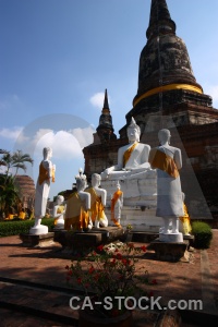 Buddhism asia buddhist phra chedi chaimongkol wat yai chai mongkol.