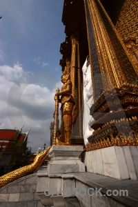 Buddhism bangkok gold building temple.