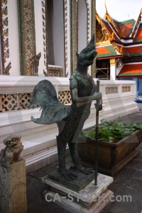 Buddhist bangkok palace ornate grand.