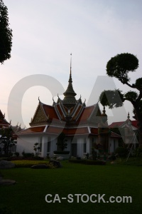 Buddhist bangkok southeast asia cloud tree.