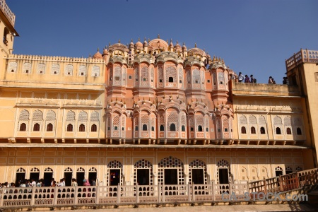 Building archway south asia jaipur india.