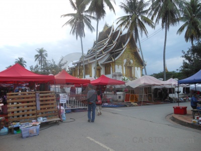 Building asia tree gold buddhist.