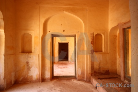 Building jaipur inside india fort.