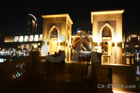 Building light night middle east asia.