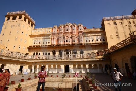 Building person india sky jaipur.