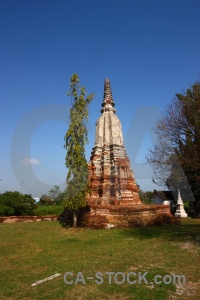 Building temple chedi thailand buddhist.