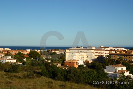 Building water grass sky javea.