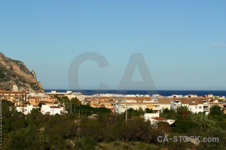 Building water javea sky europe.