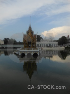 Building water palace southeast asia thailand.