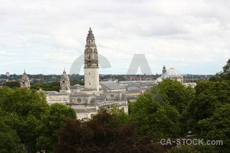 Building white church.