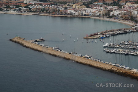 Burnt europe javea spain montgo fire.