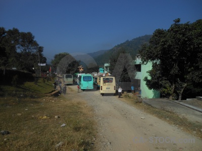 Bus grass tree prithvi road.