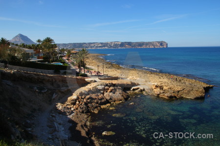 Cala blanca montgo spain sky rock.