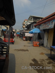 Cambodia southeast asia building road person.