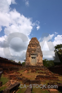 Cambodia unesco fungus sky brick.