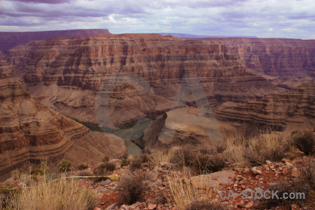 Canyon purple rock.