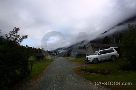 Car sky fog cloud vehicle.