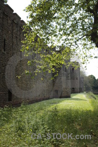 Castle building green.