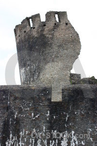 Castle building white.