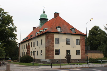 Castle white building.