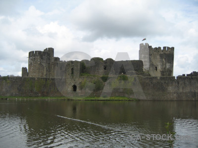 Castle white building.