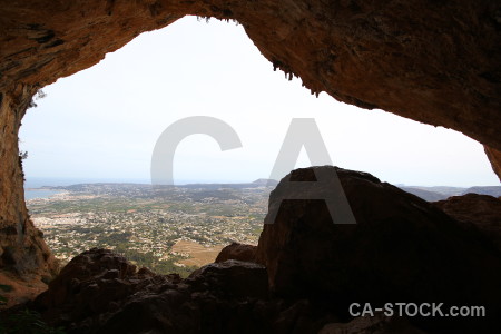 Cave europe rock montgo eye climb javea.