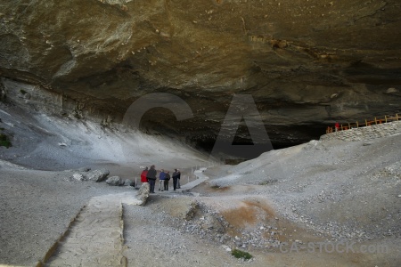 Cave patagonia stone cueva del milodon rock.