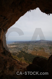 Cave spain javea rock europe.