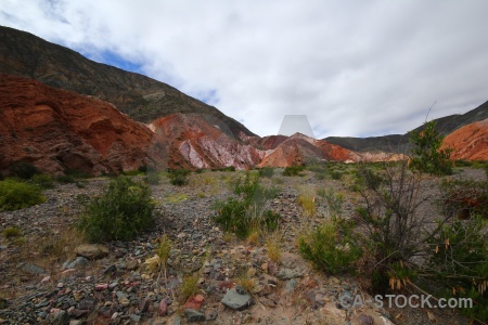 Cerro de los siete colores cloud argentina south america rock.