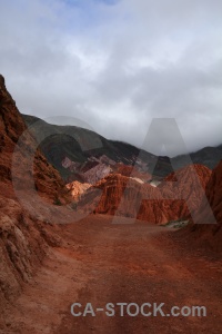 Cerro de los siete colores cloud landscape rock salta tour.