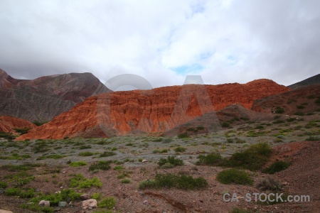 Cerro de los siete colores landscape cliff rock sky.